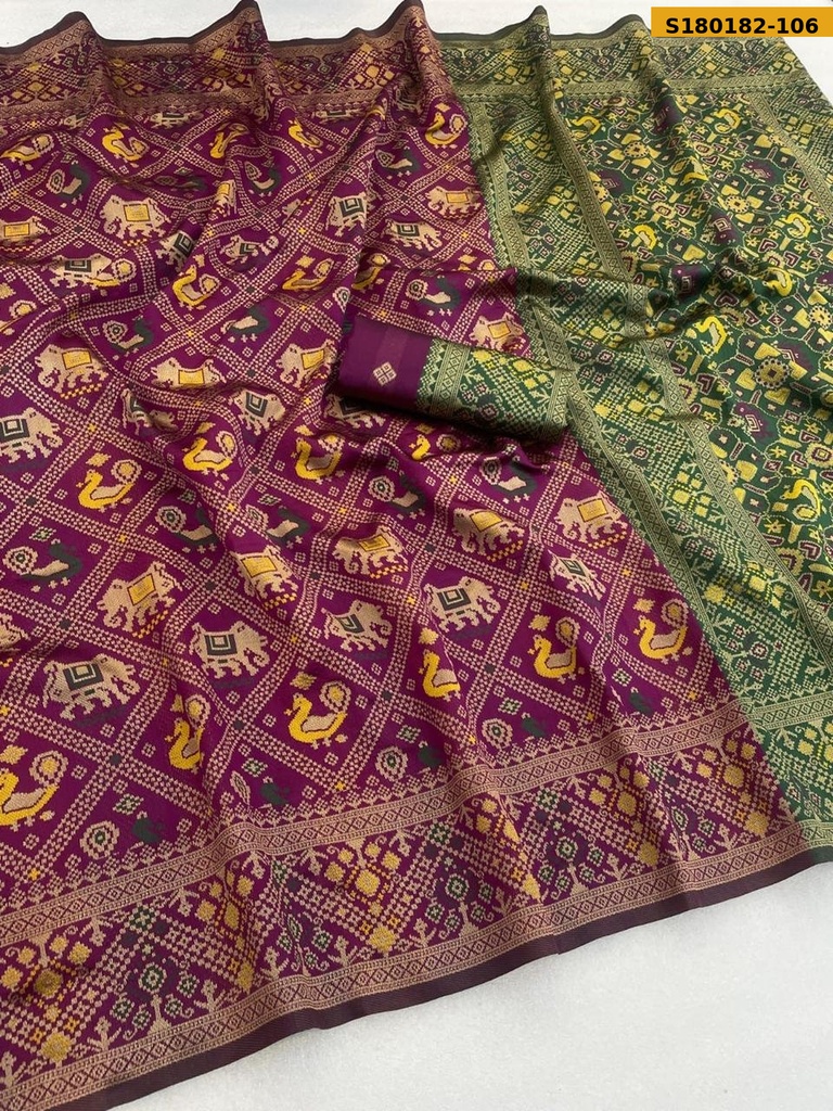 Fancy Patola Banarasi Silk Saree