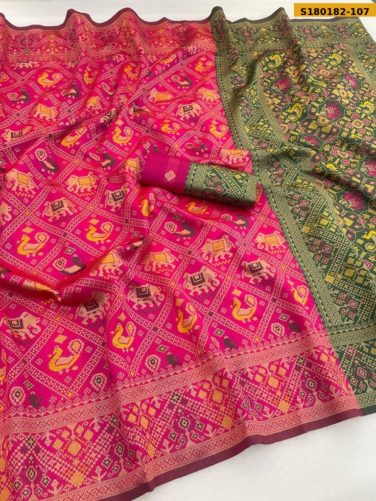Fancy Patola Banarasi Silk Saree
