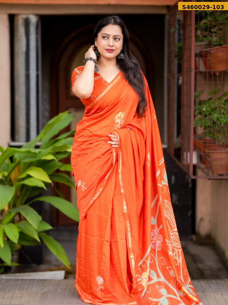 Fancy Soft Malai Cotton Saree