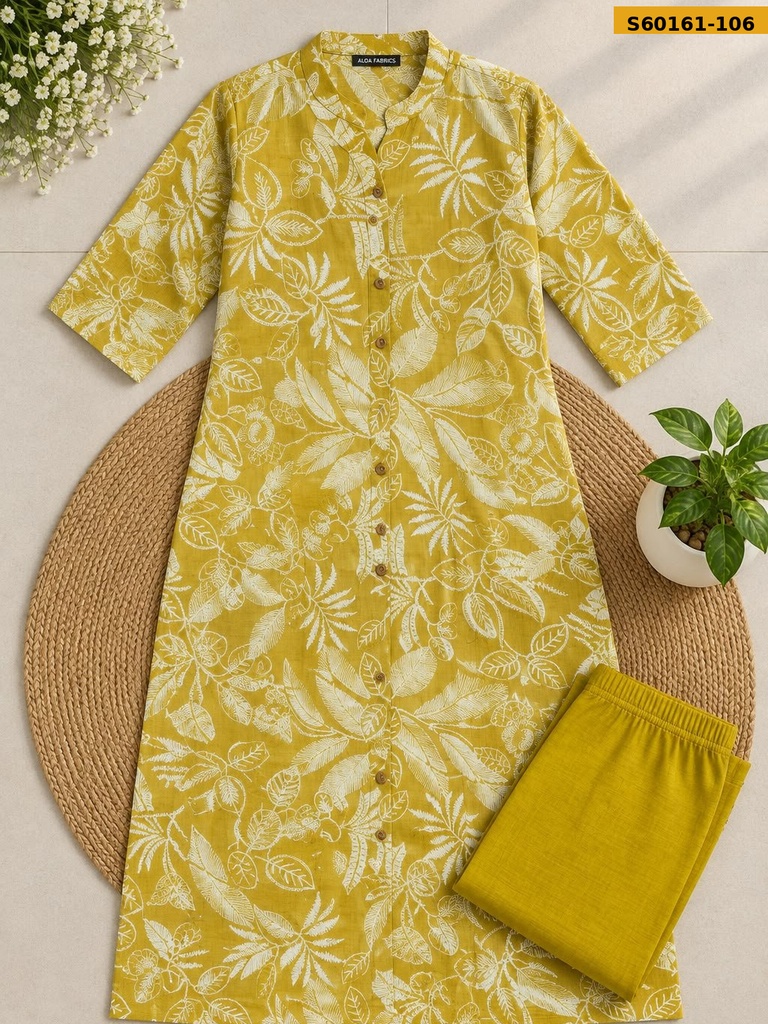 Fancy Cotton Aline Coord Set