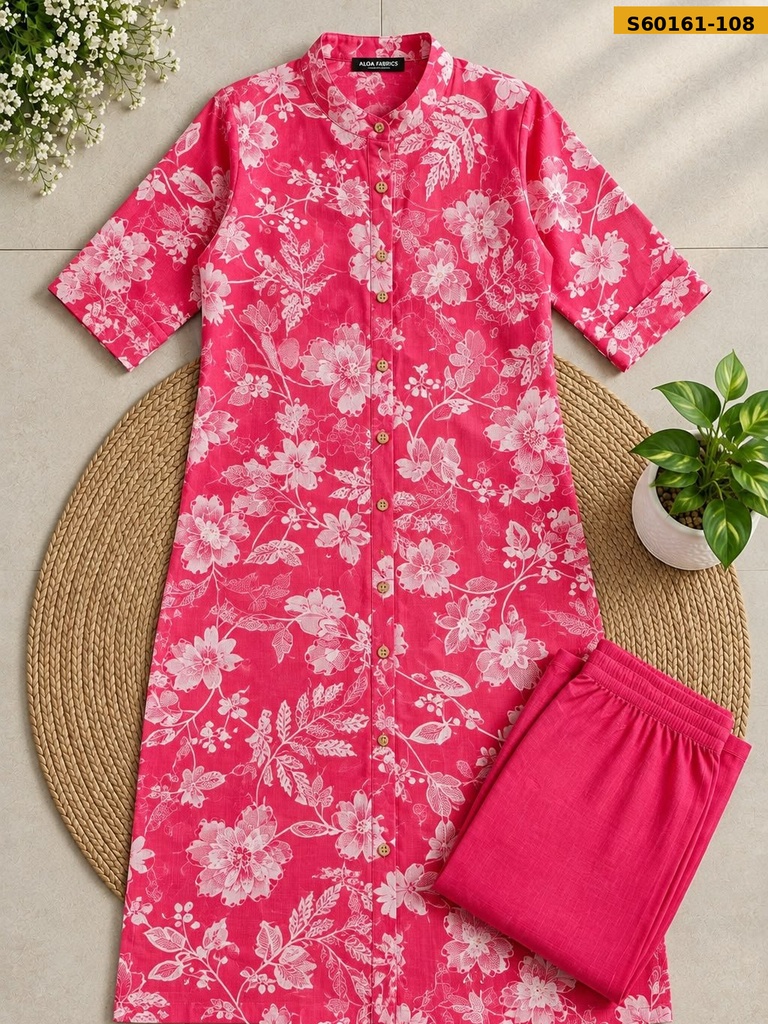 Fancy Cotton Aline Coord Set
