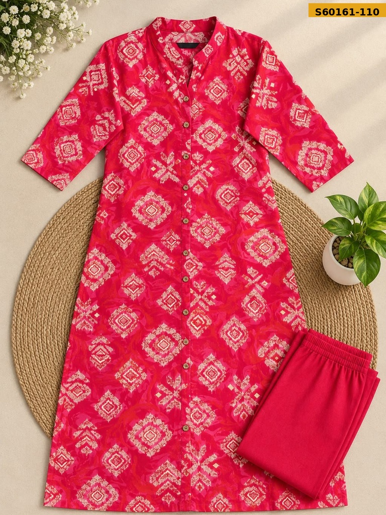Fancy Cotton Aline Coord Set