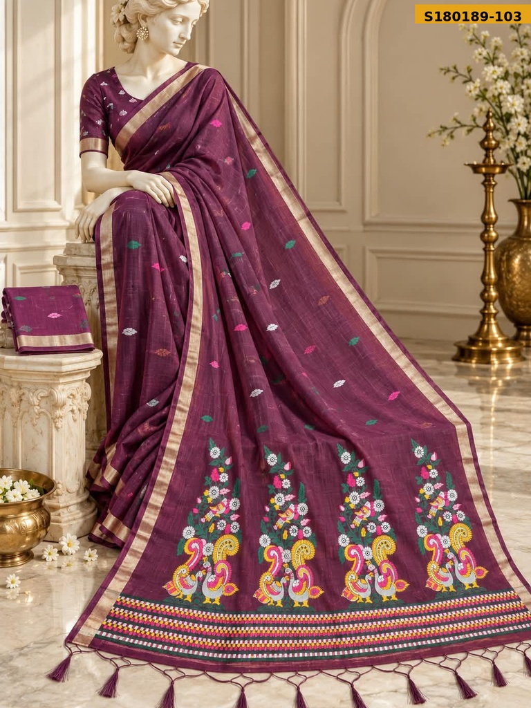 Fancy Cotton Saree