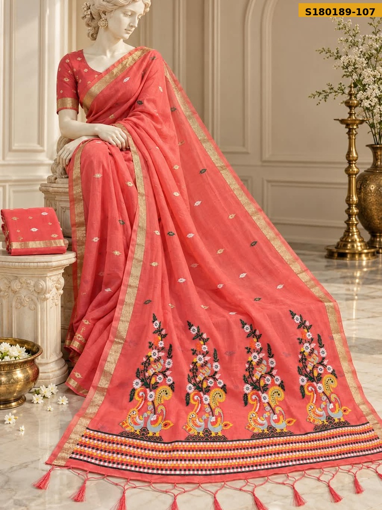 Fancy Cotton Saree
