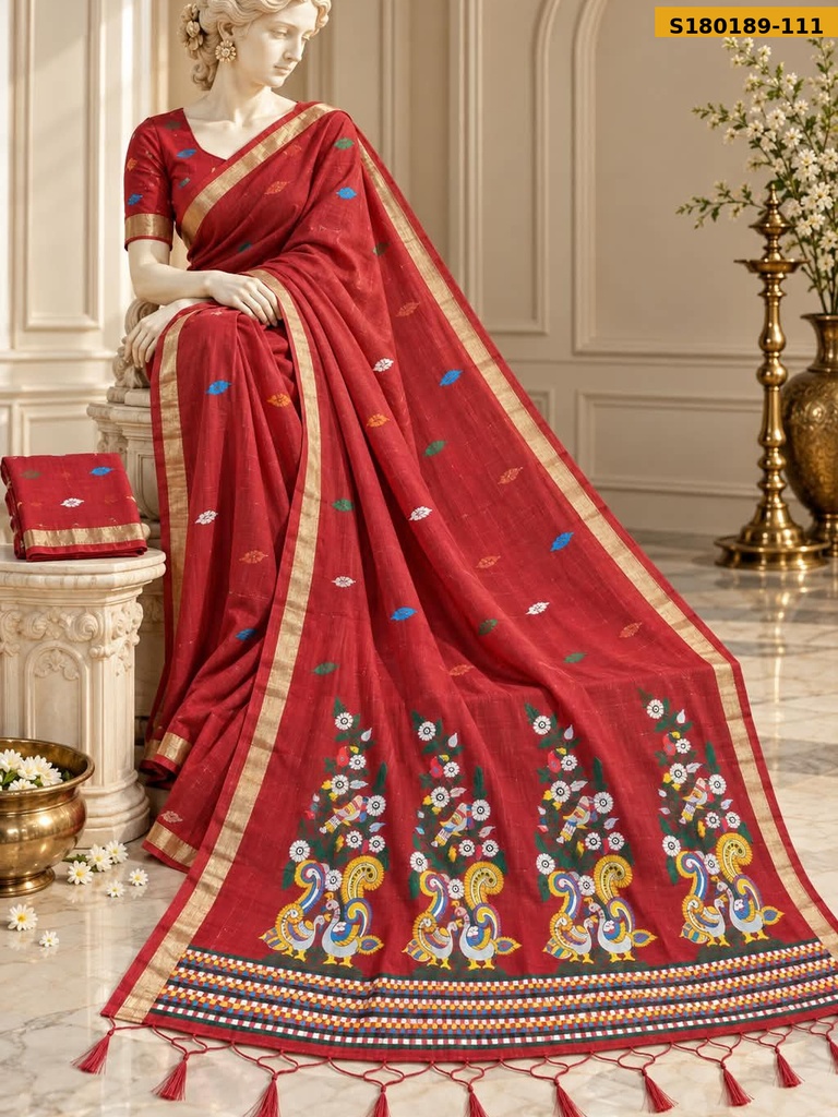 Fancy Cotton Saree