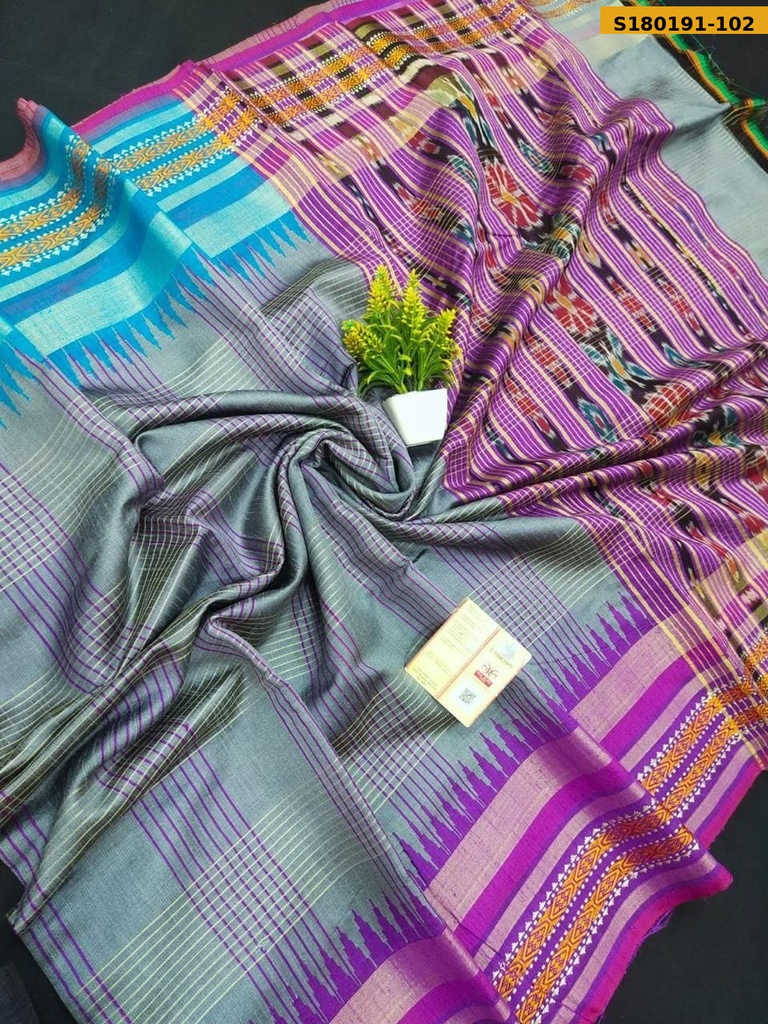 Fancy Tussar Silk Saree