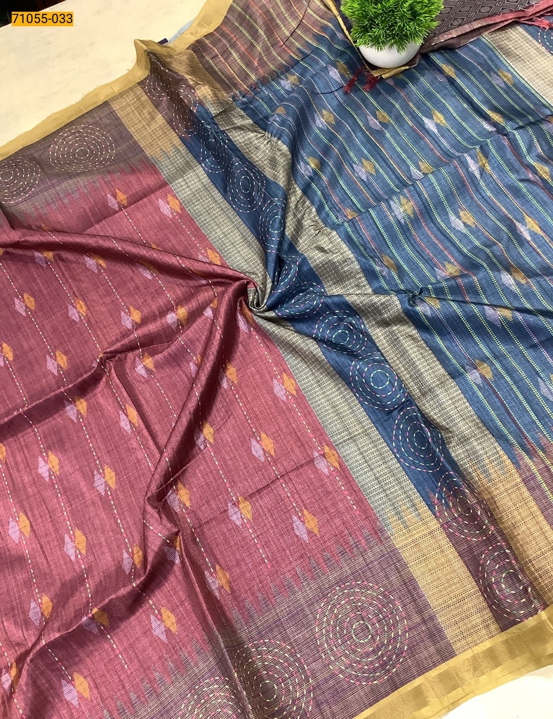 Fancy Printed Silk Saree