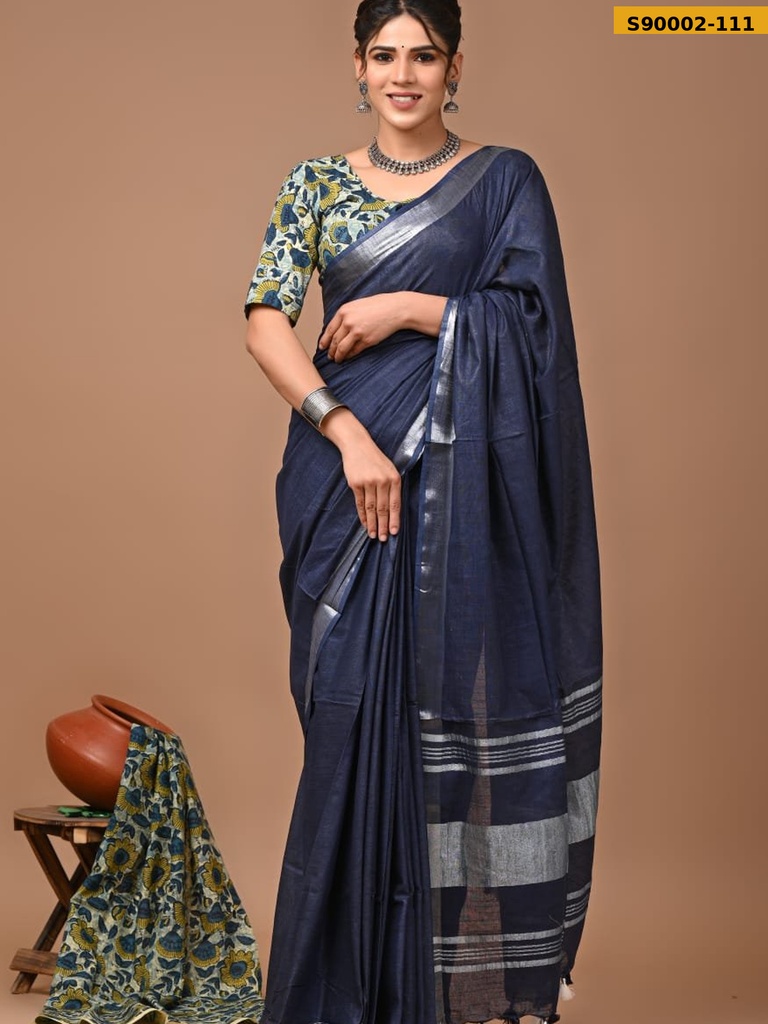 Cotton Linen Sarees