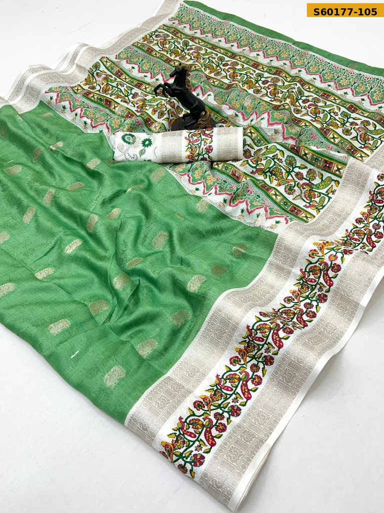 Fancy Tusser Silk Saree