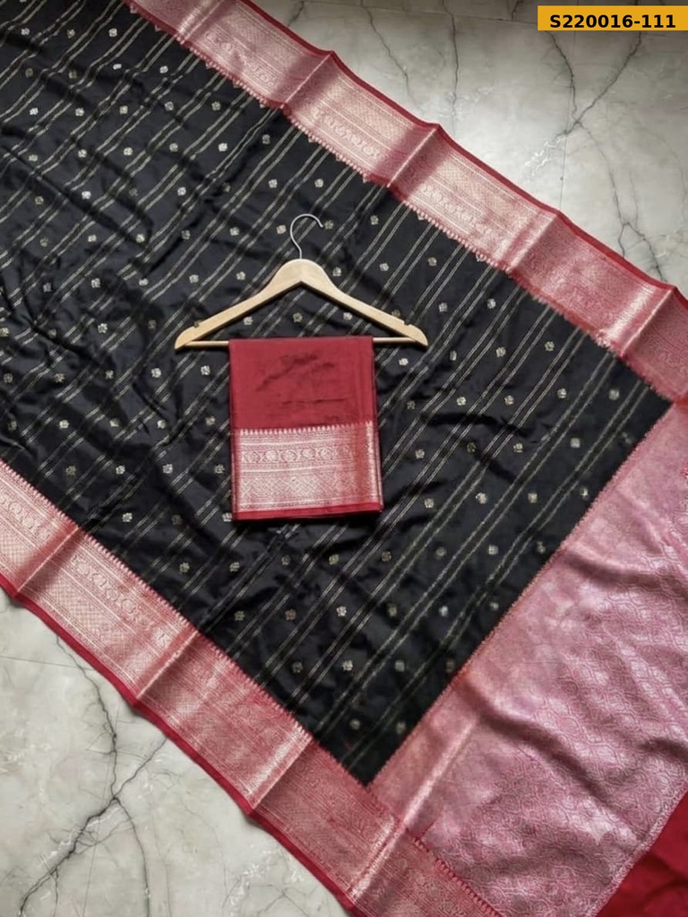 Banarasi Semi Katan Chiniya Soft Silk Saree