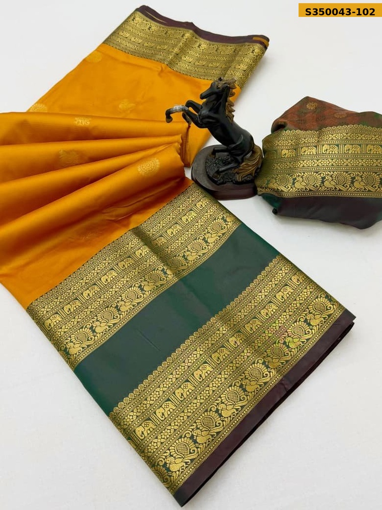 Raw Mango Soft Silk Saree