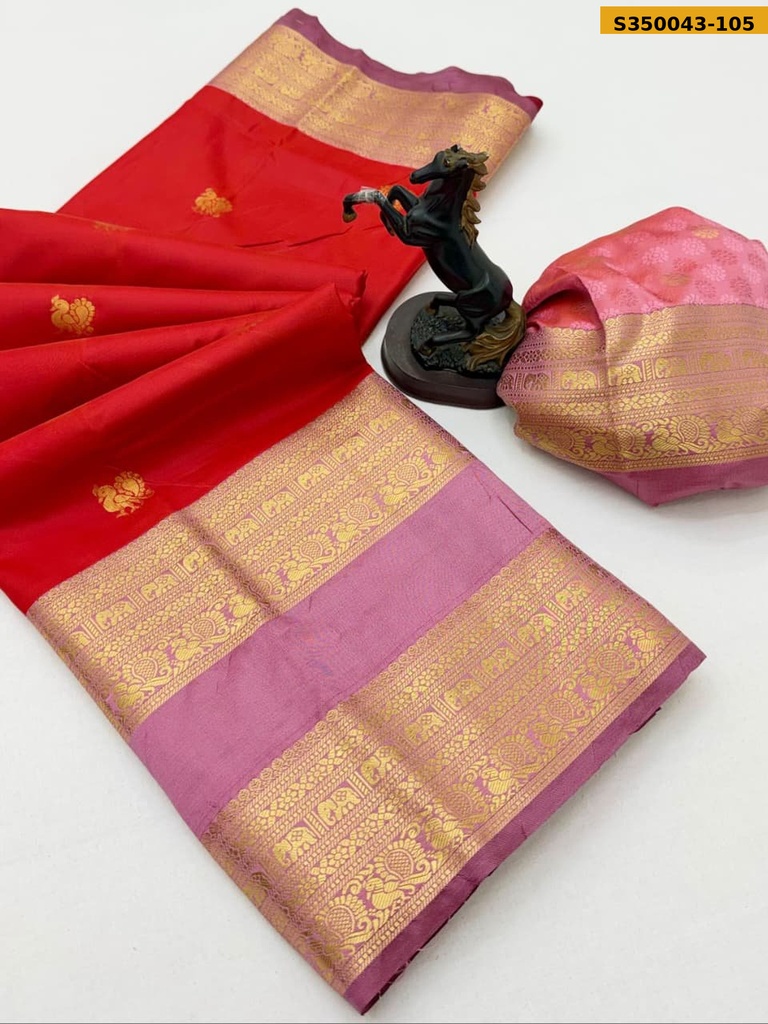 Raw Mango Soft Silk Saree