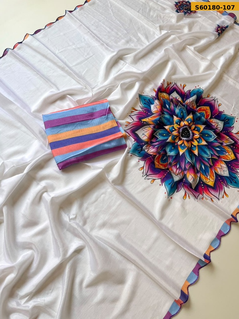 Fancy Soft Chinnon Saree