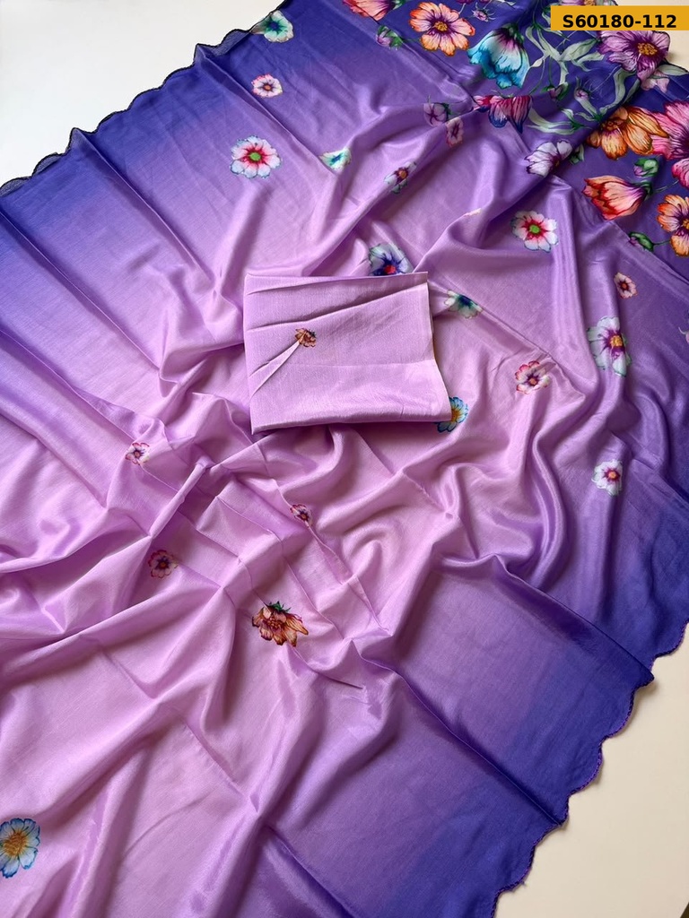 Fancy Soft Chinnon Saree