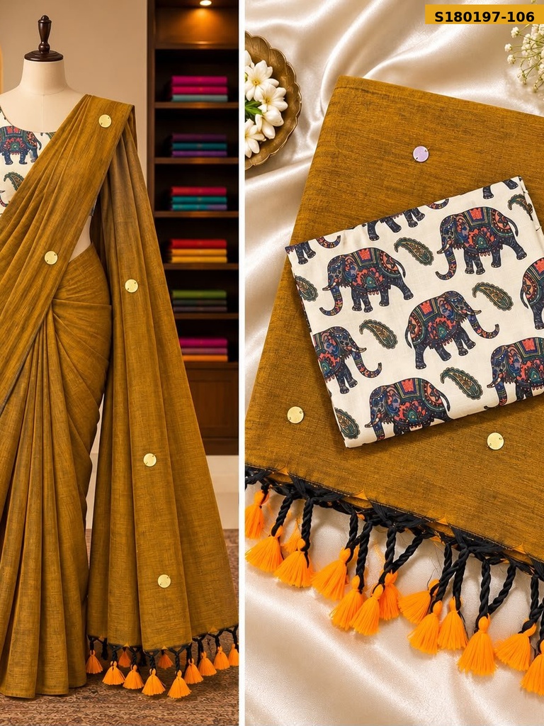 Khadi Cotton Saree
