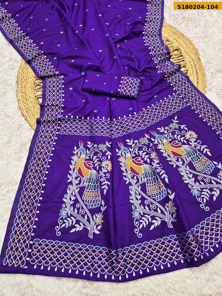 Fancy Soft Banarasi Silk Saree