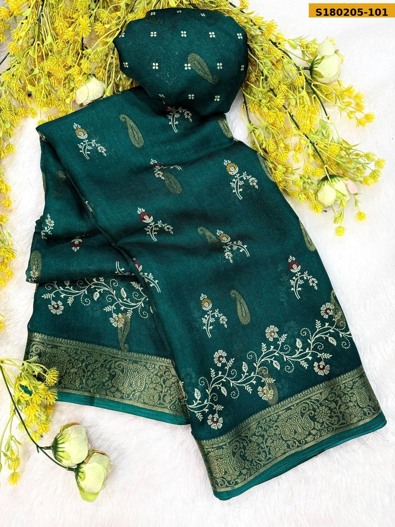 Fancy Crepe Silk Saree