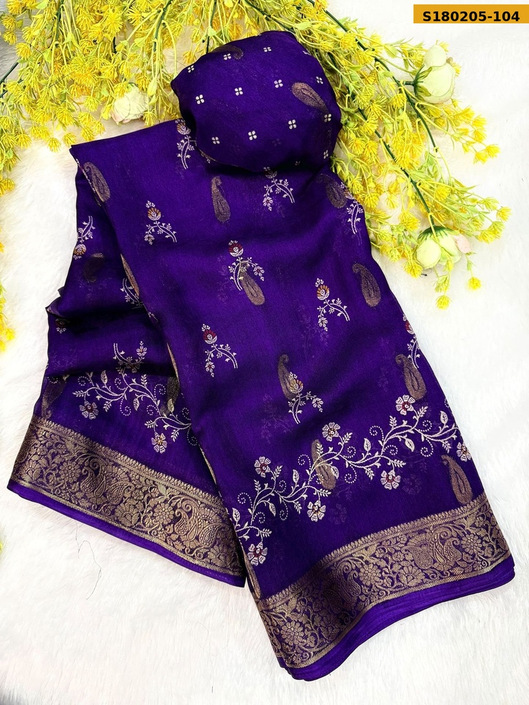 Fancy Crepe Silk Saree
