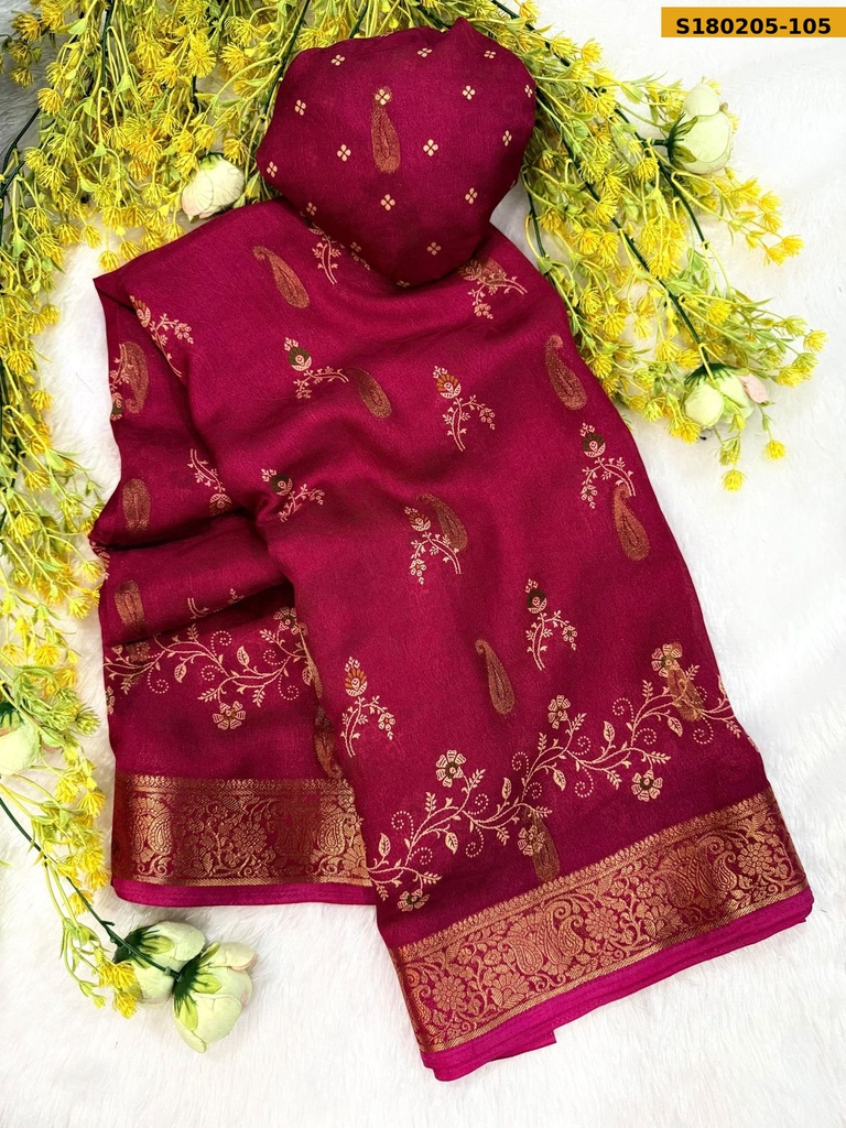 Fancy Crepe Silk Saree