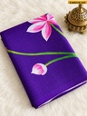 Fancy Linen Cotton Printed Saree