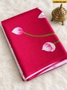 Fancy Linen Cotton Printed Saree
