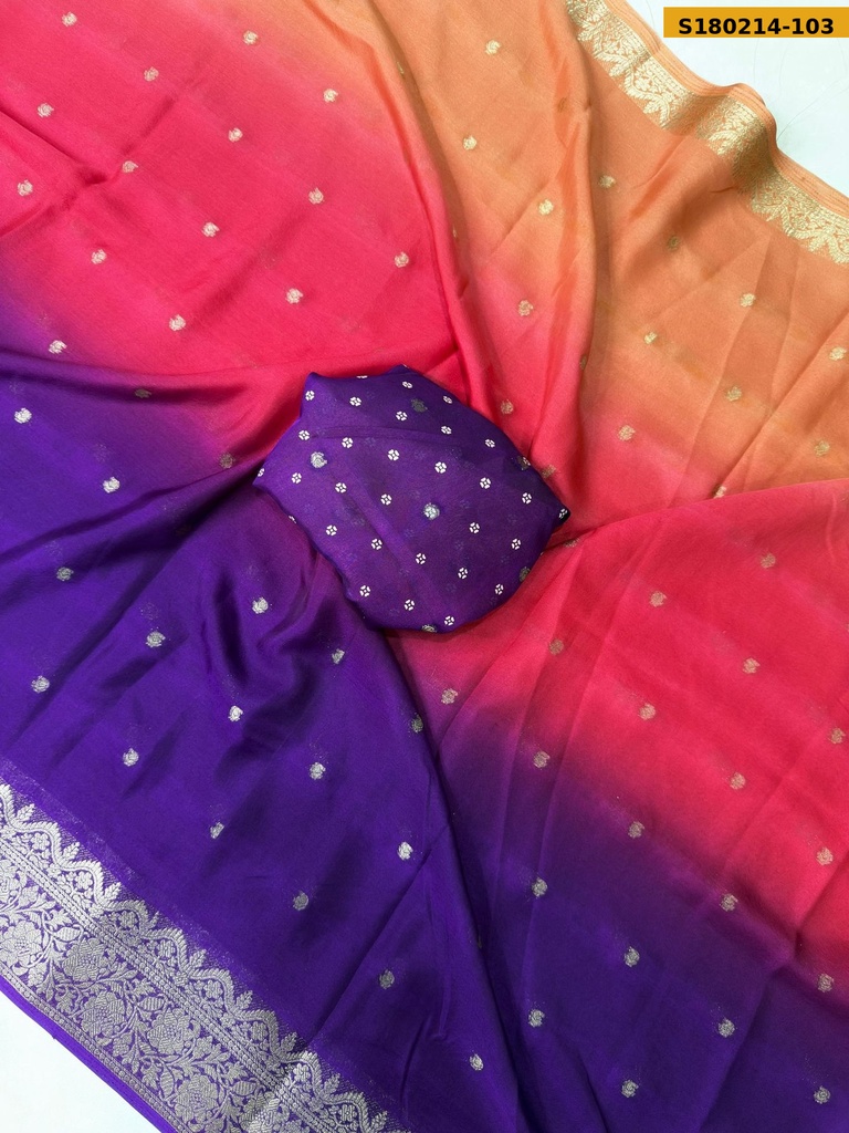 Fancy Crepe Silk Saree