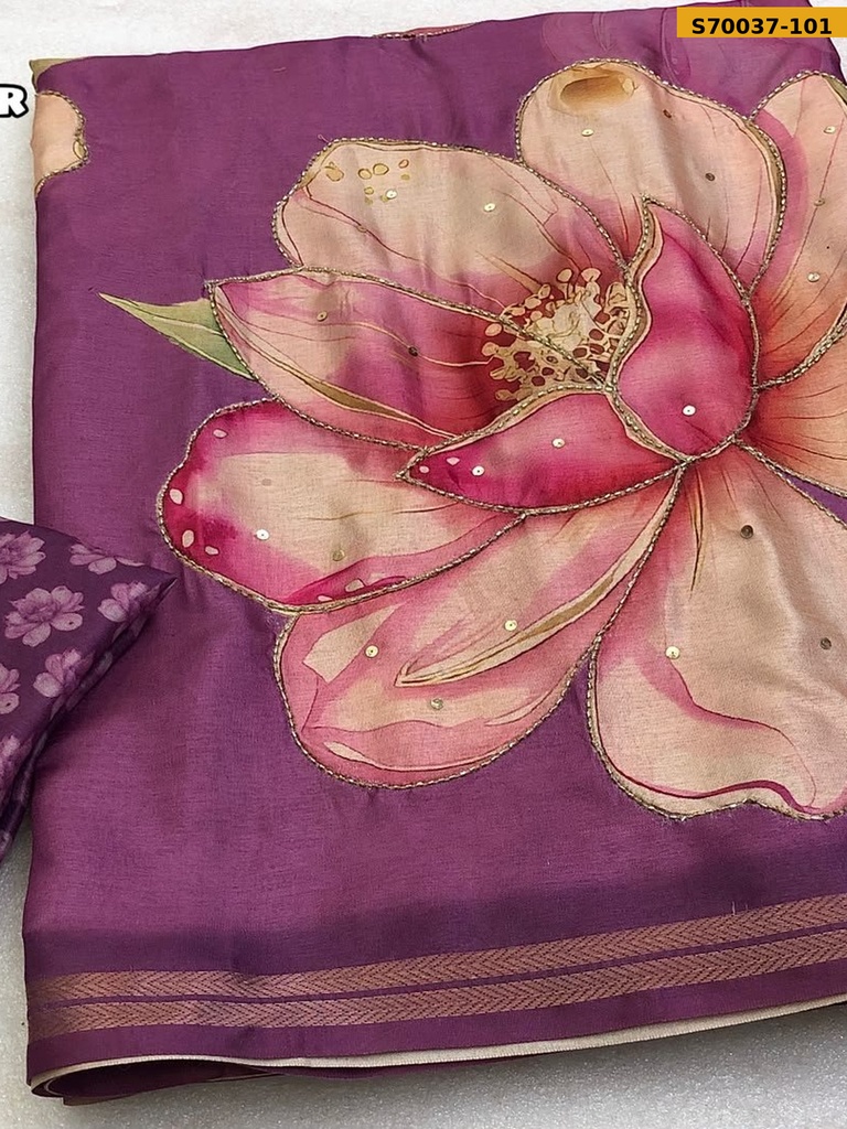 Fancy Tussar Silk  Saree
