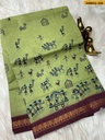 Sungudi Cotton Printed Saree