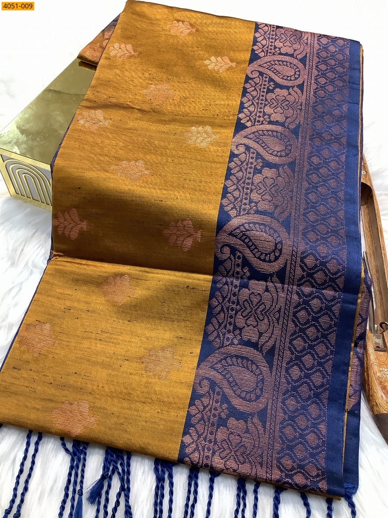 Kanjivarram soft slub silk saree