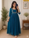Fancy Faux Georgette Handwork Kurti