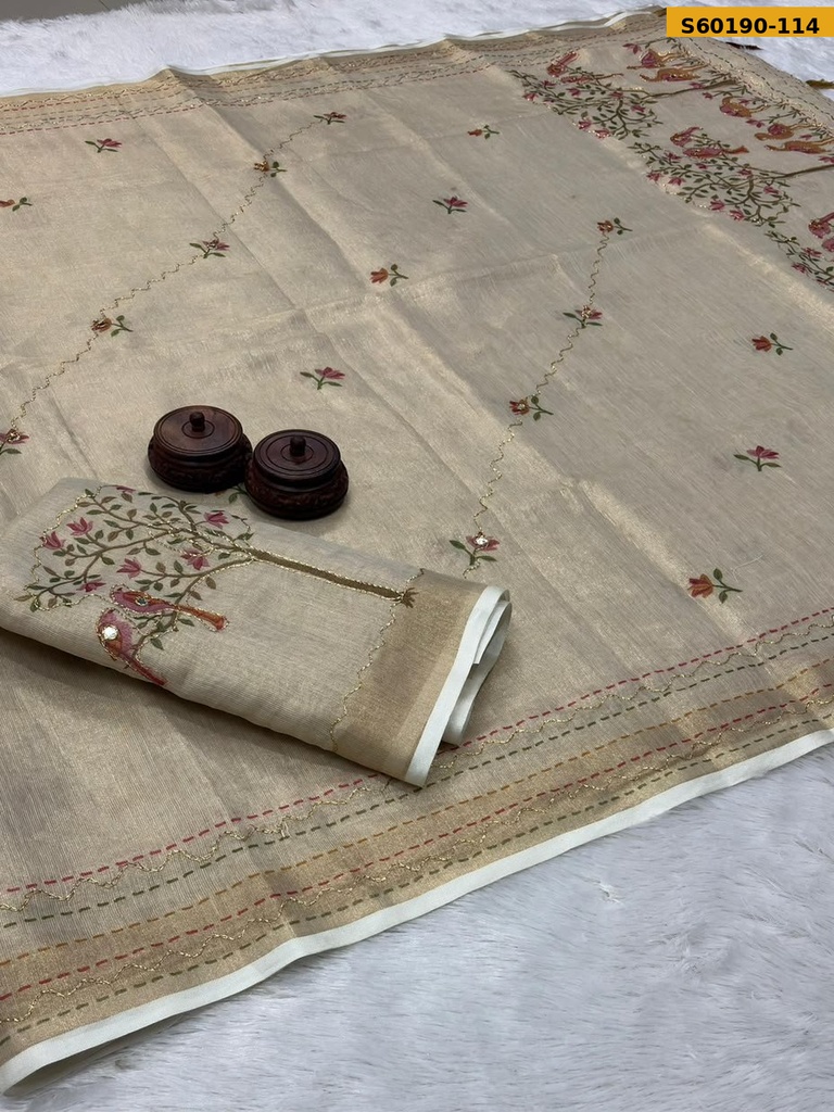 Fancy Soft Erode Zari Silk Saree