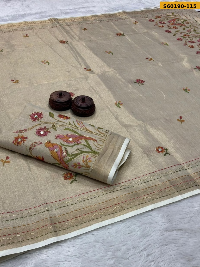 Fancy Soft Erode Zari Silk Saree