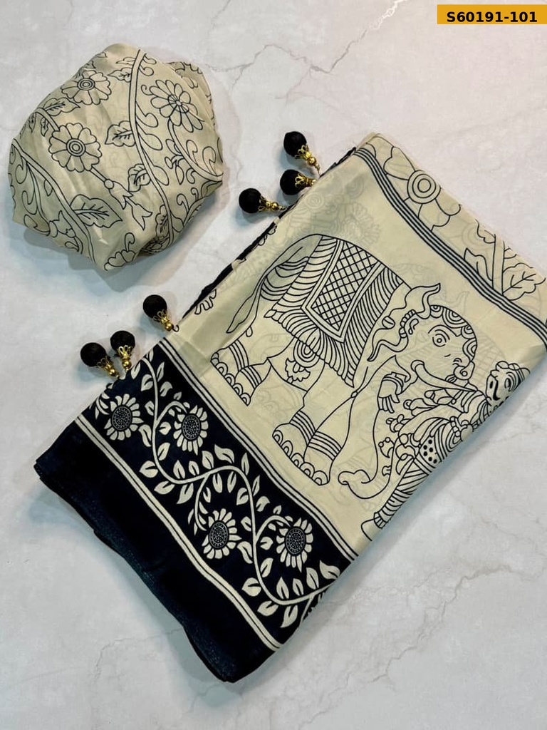 Fancy Crepe Gajji Silk Saree