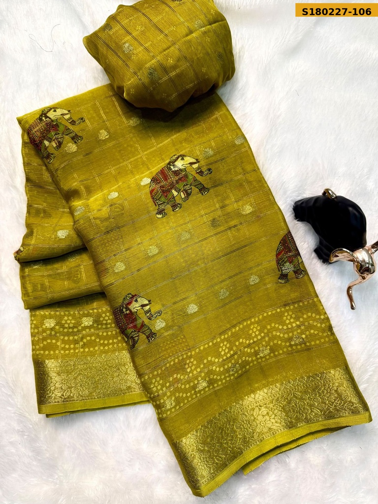 Fancy Crepe Silk Sarees