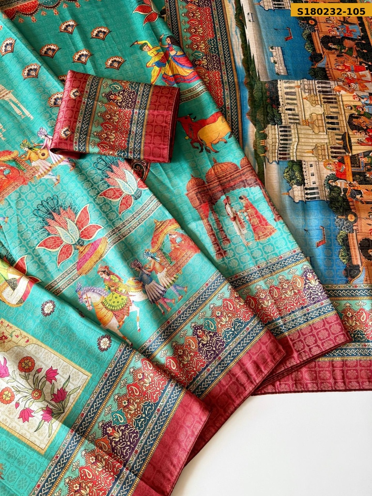 Fancy Dola Silk Saree