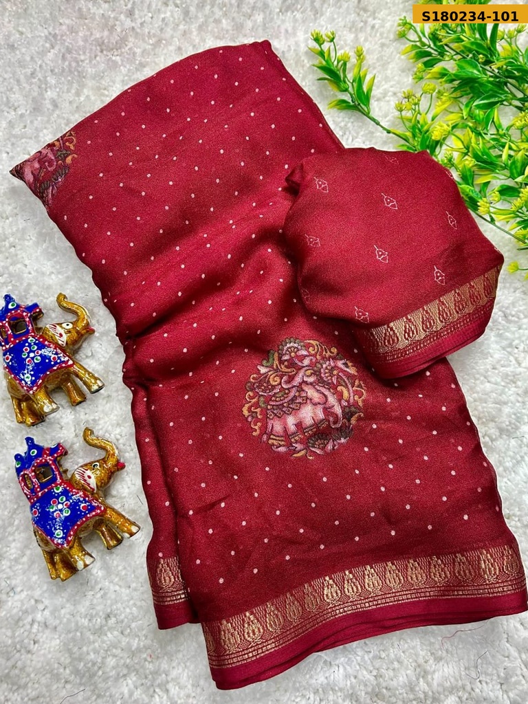 Fancy Marshmellow Saree