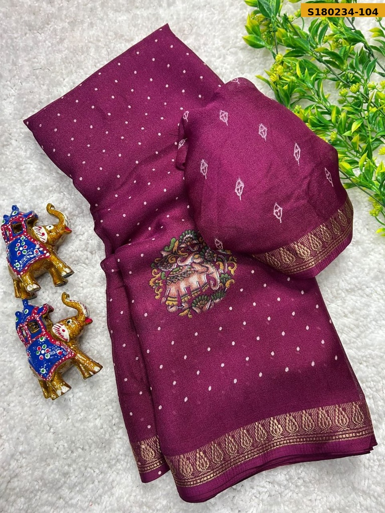 Fancy Marshmellow Saree