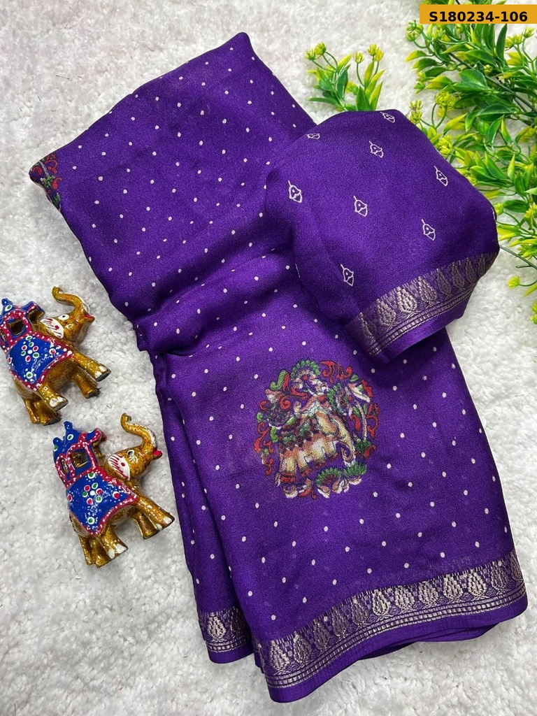 Fancy Marshmellow Saree