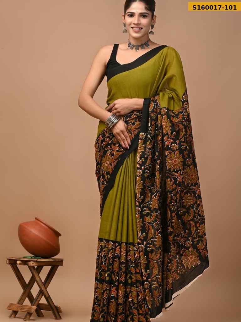 Fancy  Mulmul Cotton Sarees