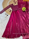 Fancy space silk Gown with dupatta