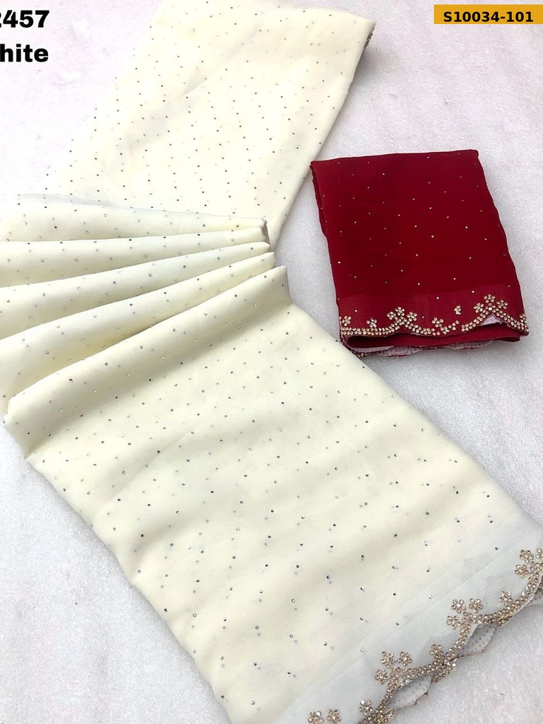 Fancy Weightless Chiffon Saree