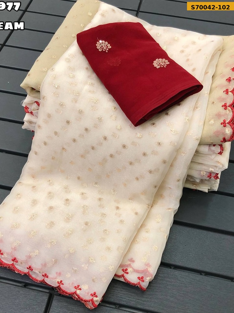Fancy Tissue Silk Saree