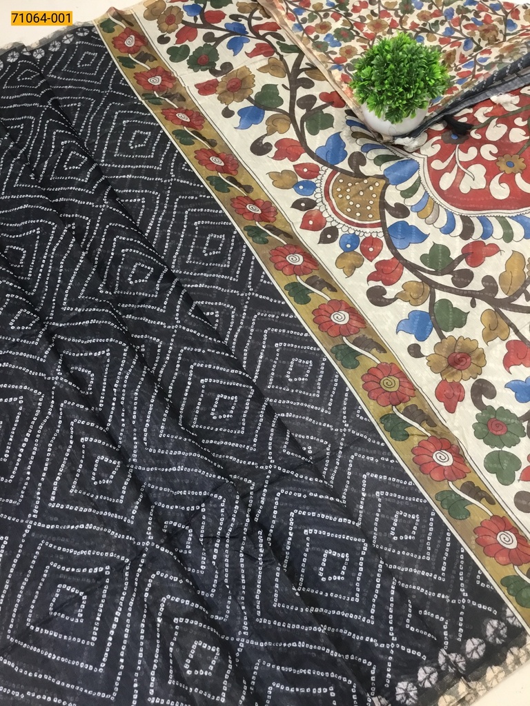 Soft Chanderi fancy Silk Saree