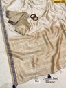 Fancy tusser cotton saree