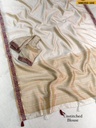 Fancy tusser cotton saree