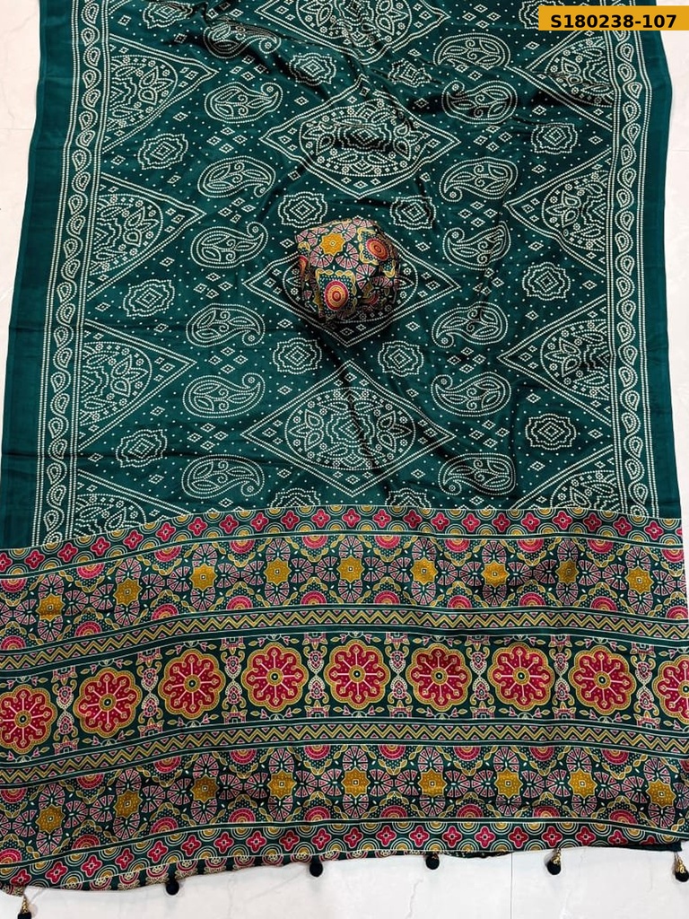 Fancy Crepe Gaji Silk Saree